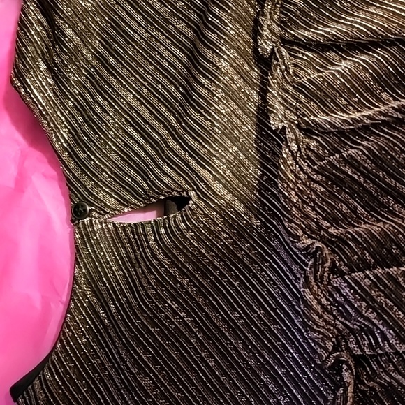 WONDER NATION  GIRLS METALLIC BABYDOLL DRESS 👗 - Picture 9 of 9